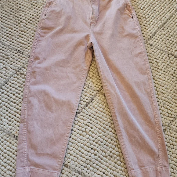 Gap Barrel Khaki High-rise Dusty Pink Women's Jeans Size 4. - Picture 6 of 7